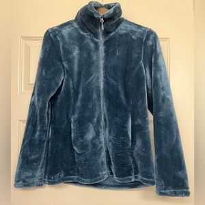 Cozy Navy Blue Fleece Jacket SUPER SOFT super warm Pockets zip-up 32 Degrees
